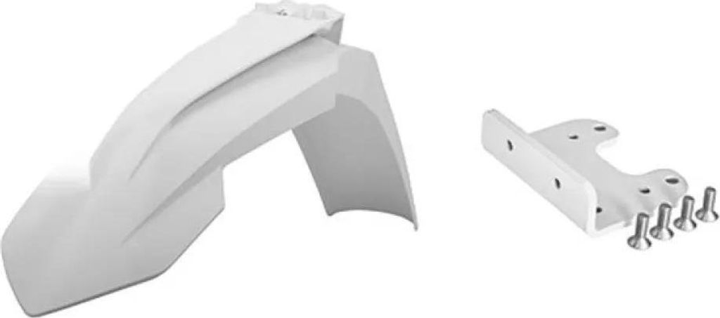 POLISPORT Kotflügel vorn Restyled Weiß with adapter passend für KTM