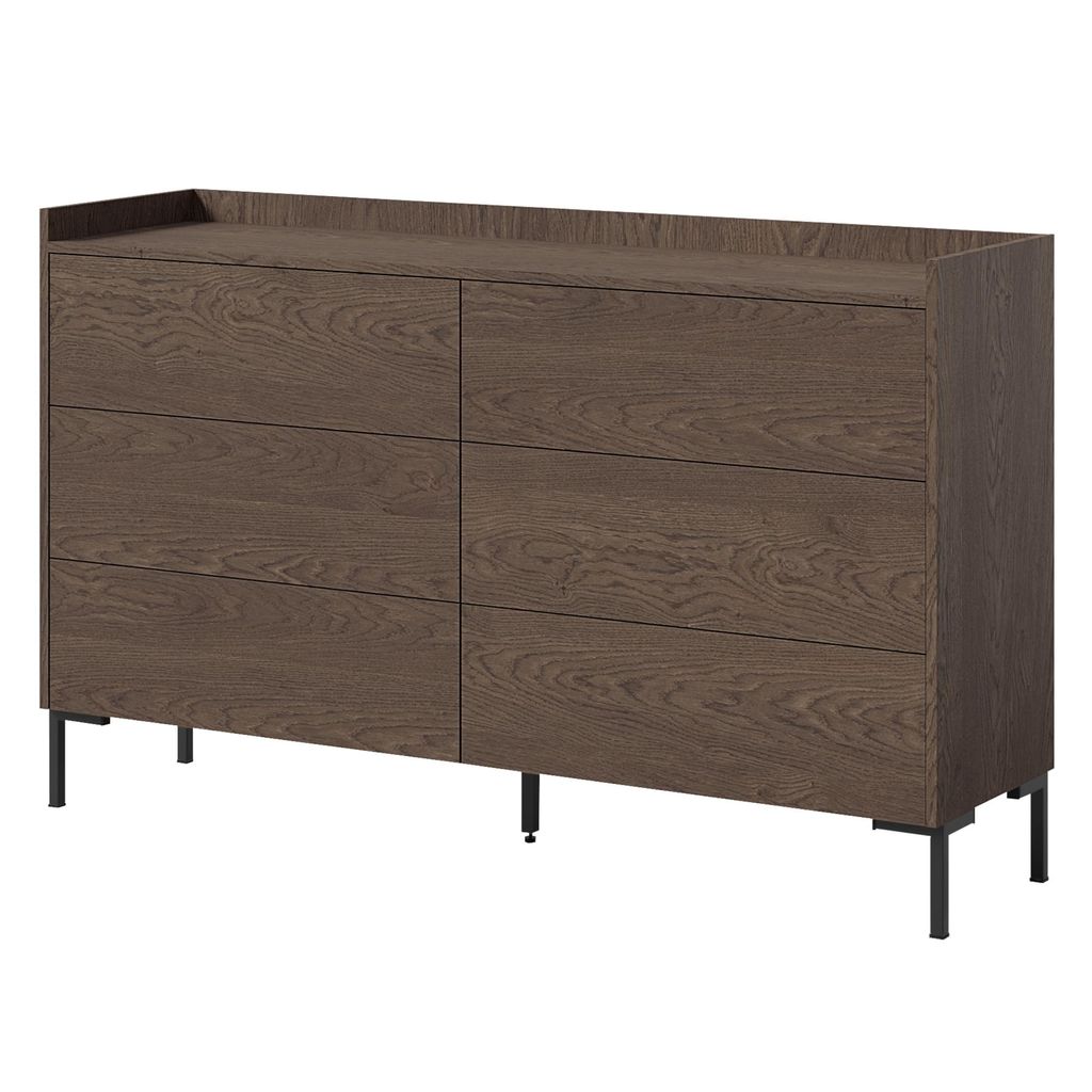 Komoda z szufladami Liam 6S 150 Baltic Storm Zdjęcie produktu 