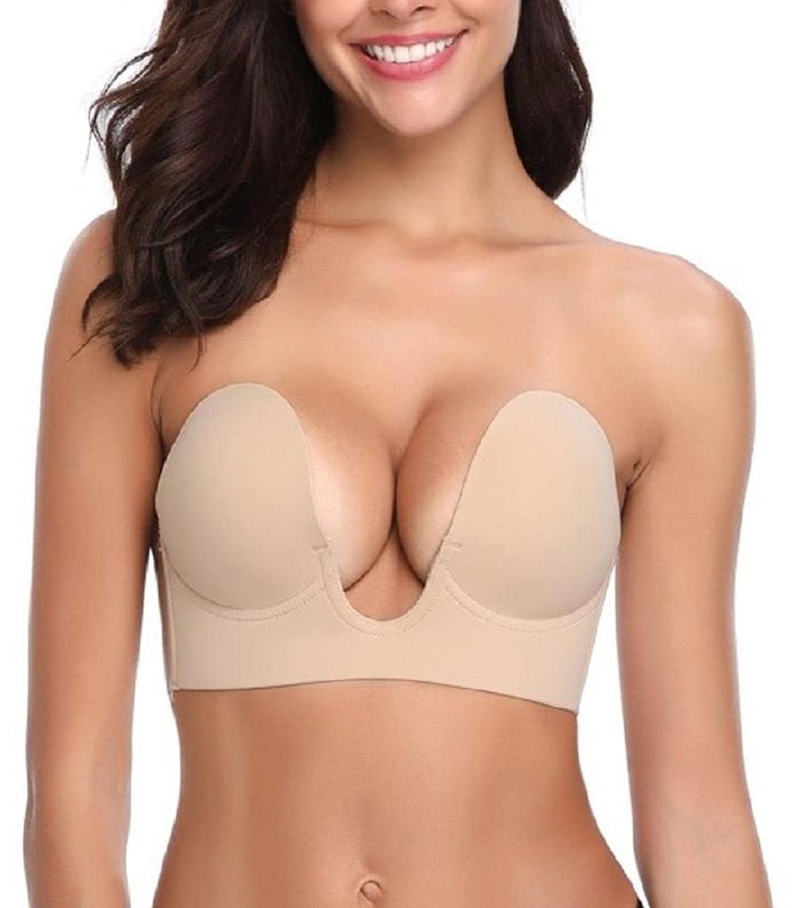 2 Stück Push-up-BHs, trägerlos und selbstklebend, aus Produktbild 