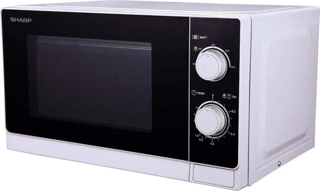 Sharp R200WW Micro-ondes Solo Blanc 20L 800W - Performance et Fiabilité - 9
