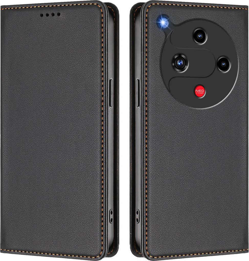 Handyhülle für ZTE Nubia Focus 2, Kunstleder Klapphülle Produktbild 