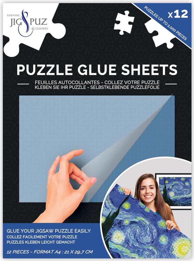 Hojas De Pegamento Para Rompecabezas Galison – Fija Tu Puzzle Fácil Y Rápido