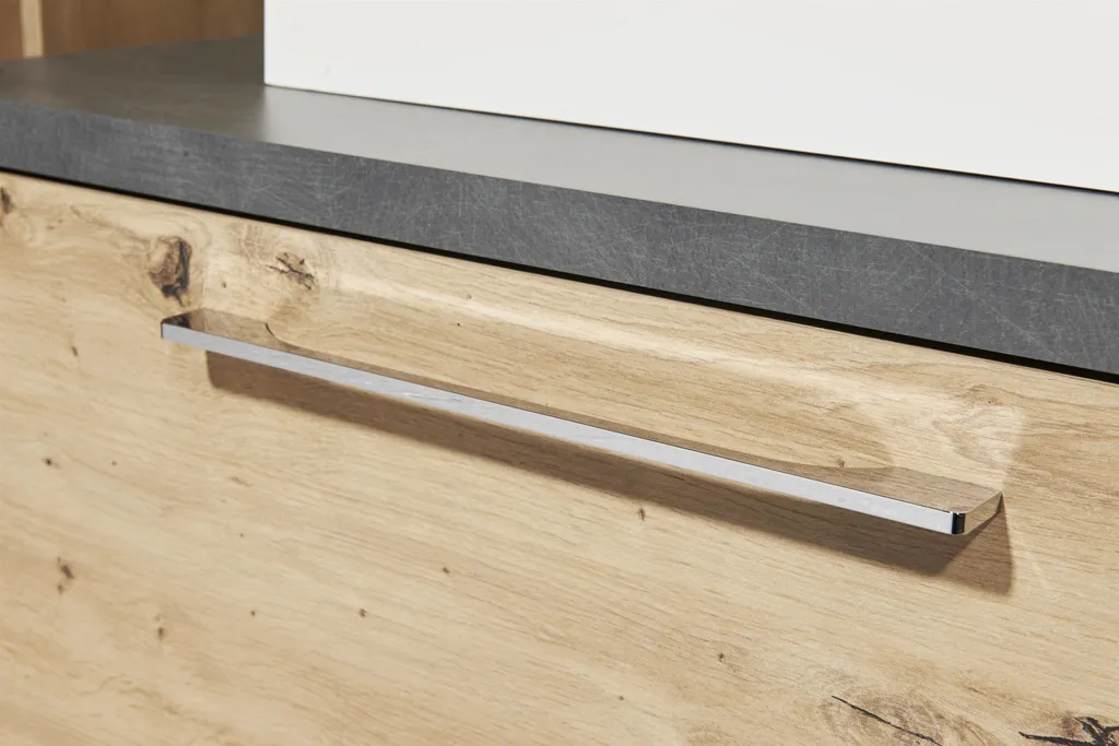 Meuble vasque Nebraska effet béton Matera 110cm - Finition Premium