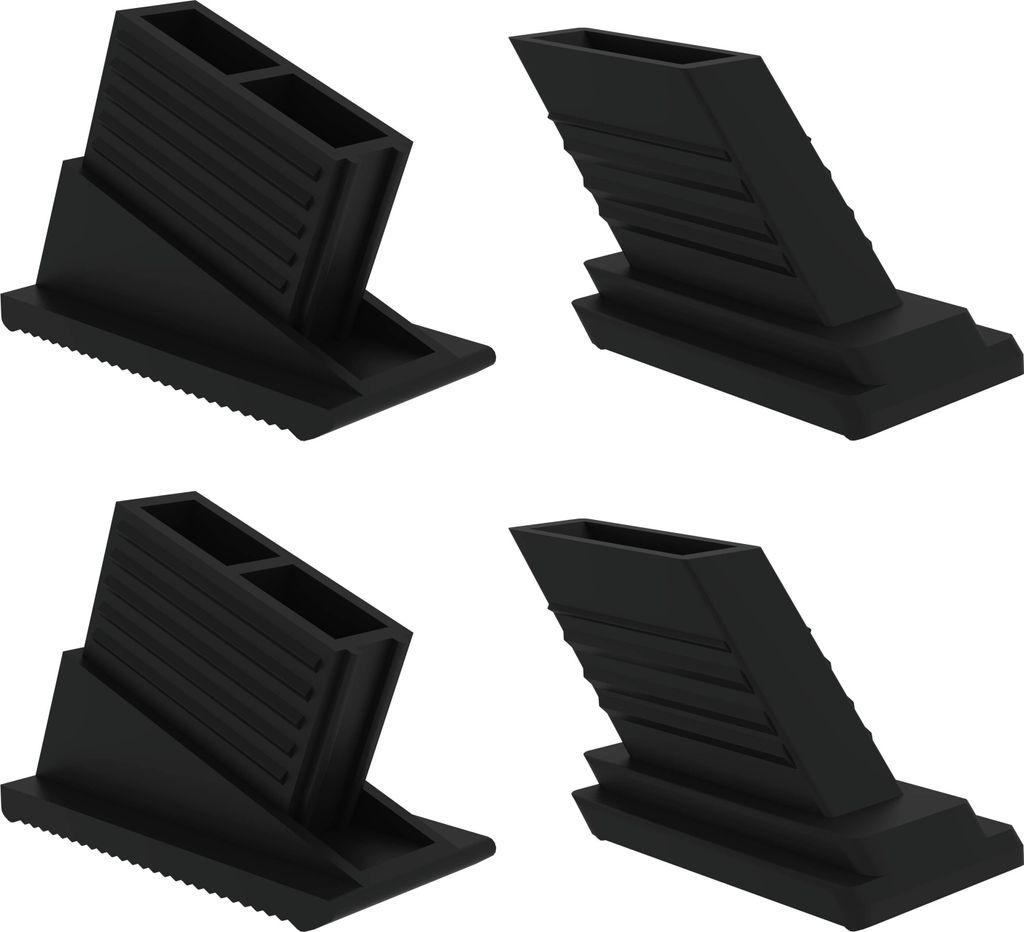 MUNK Innenschuh für Klapptreppe 50x17mm 4 Stück Produktbild 