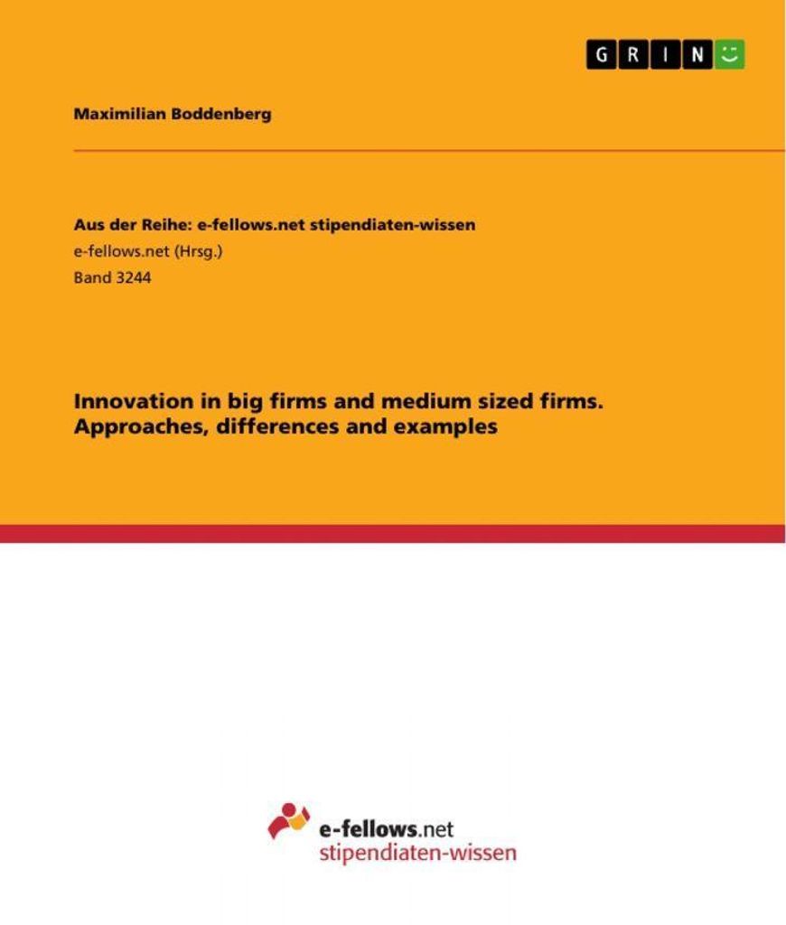 Innovation in big firms and medium sized firms. Approaches, differences and examples