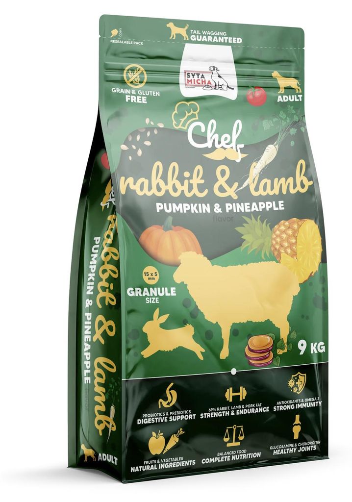 SYTA MICHA Chef Rabbit: Lam met pompoen en ananas - Productafbeelding 
