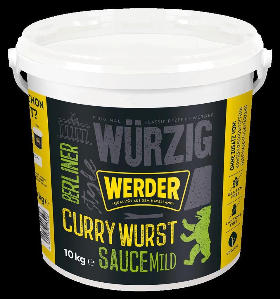 Werder Berliner Currywurst Sauce Mild 10 kg Eimer Ketchup Produktbild 