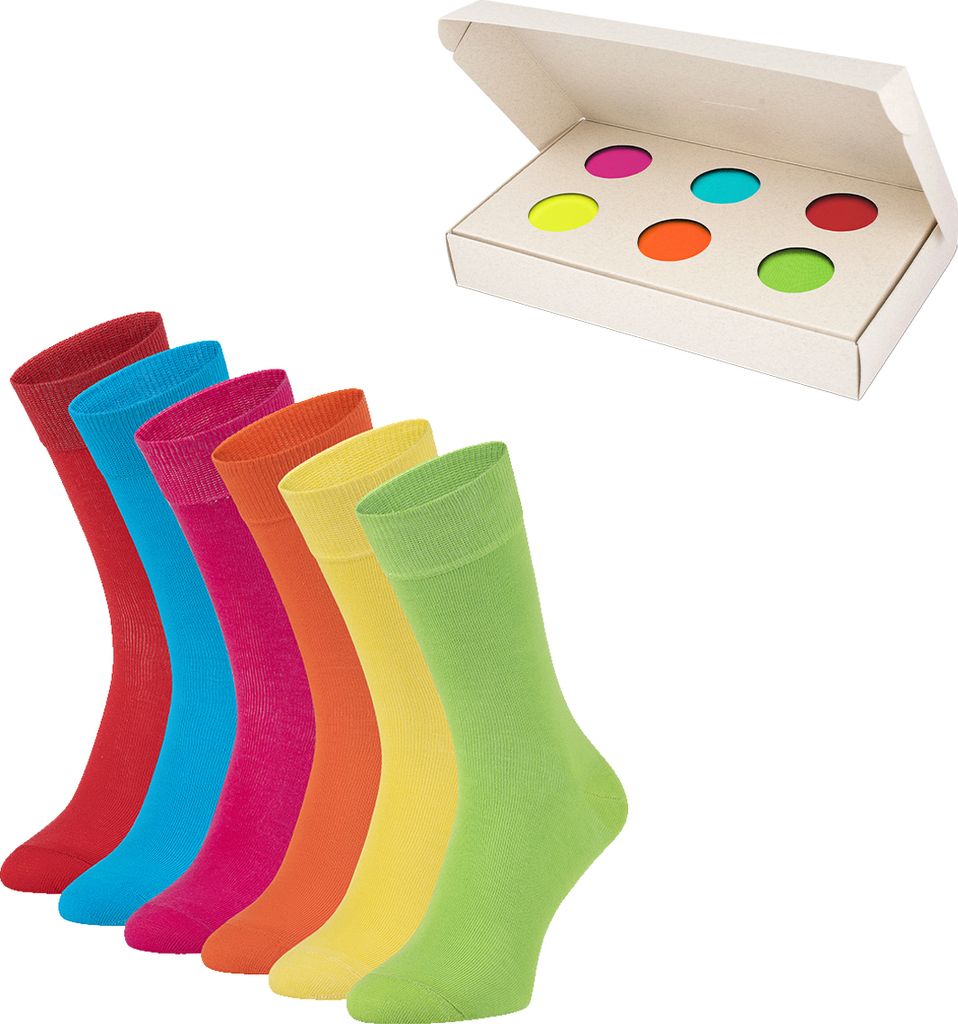 Socken für Damen & Herren Lange Baumwollsocken, 41-46, Produktbild 