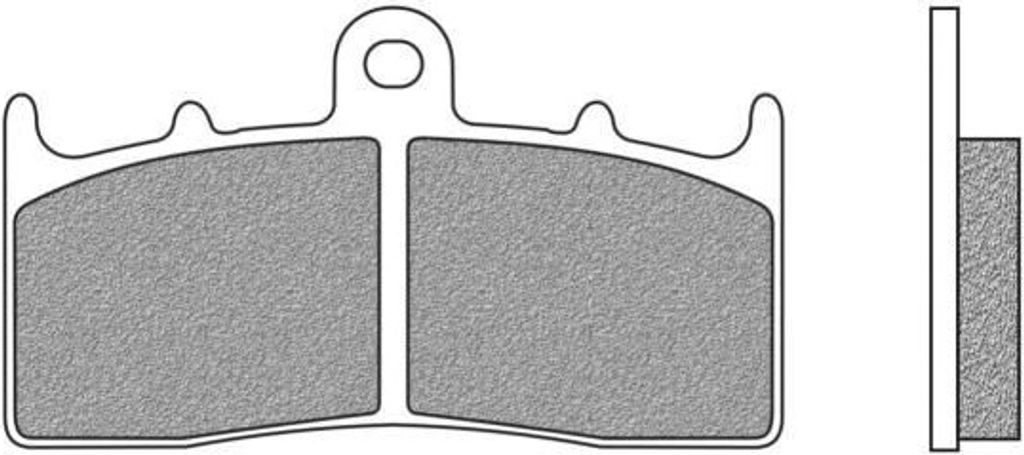 Bremsbeläge NewFren Typ FD.0319 S2 Sintermetall für BMW K R / Kawasaki ZXR 400
