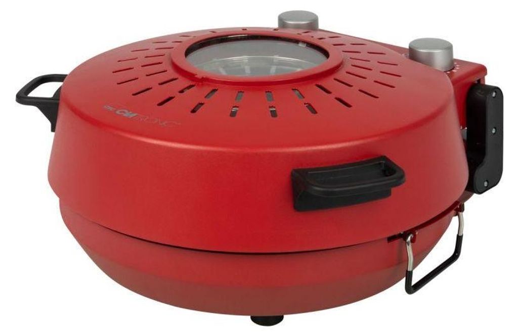 Clatronic PM 3787, 1 pizza, rouge, 32 cm, 350 °C, 0,25 h, Image du produit 