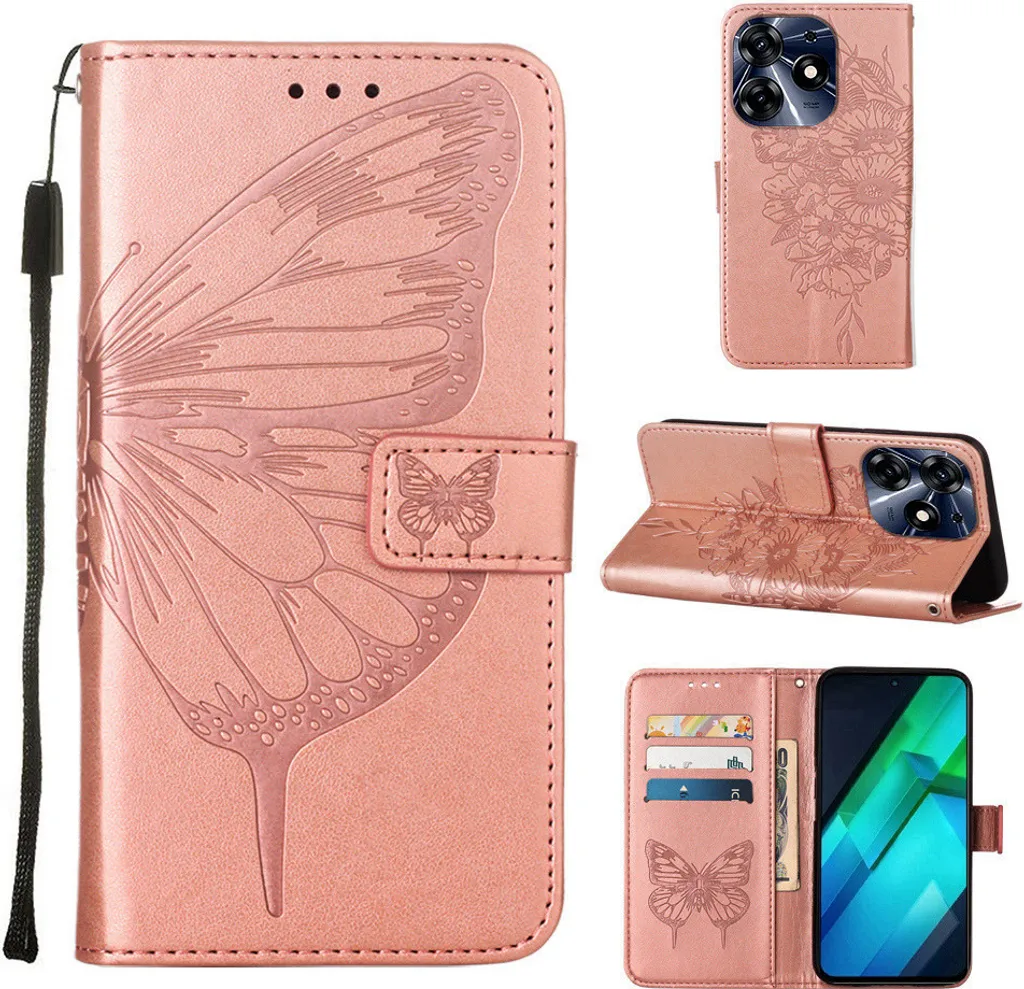 Custodia Flip TCL 10 Lite Custodia Flip In Pelle PU Con Finestra Visibile E Chiusura Magnetica Invisibile Compatibile Con TCL 10 Lite, Protezione Totale (Marrone Cover Magnetica Tcl