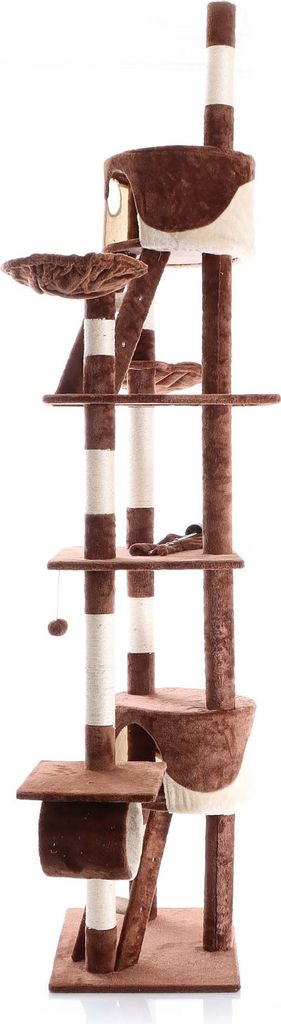 Wiltec Kratzbaum 240-260 cm beige/braun, Katzenkratzbaum Produktbild 5