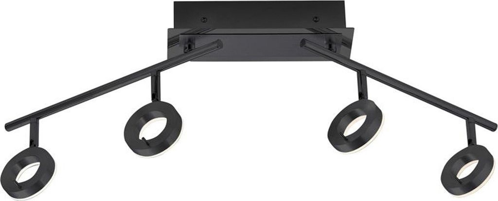 LED-Strahler - Anthrazit - Weiß - Acryl - Stahl - 4-flammig Produktbild 