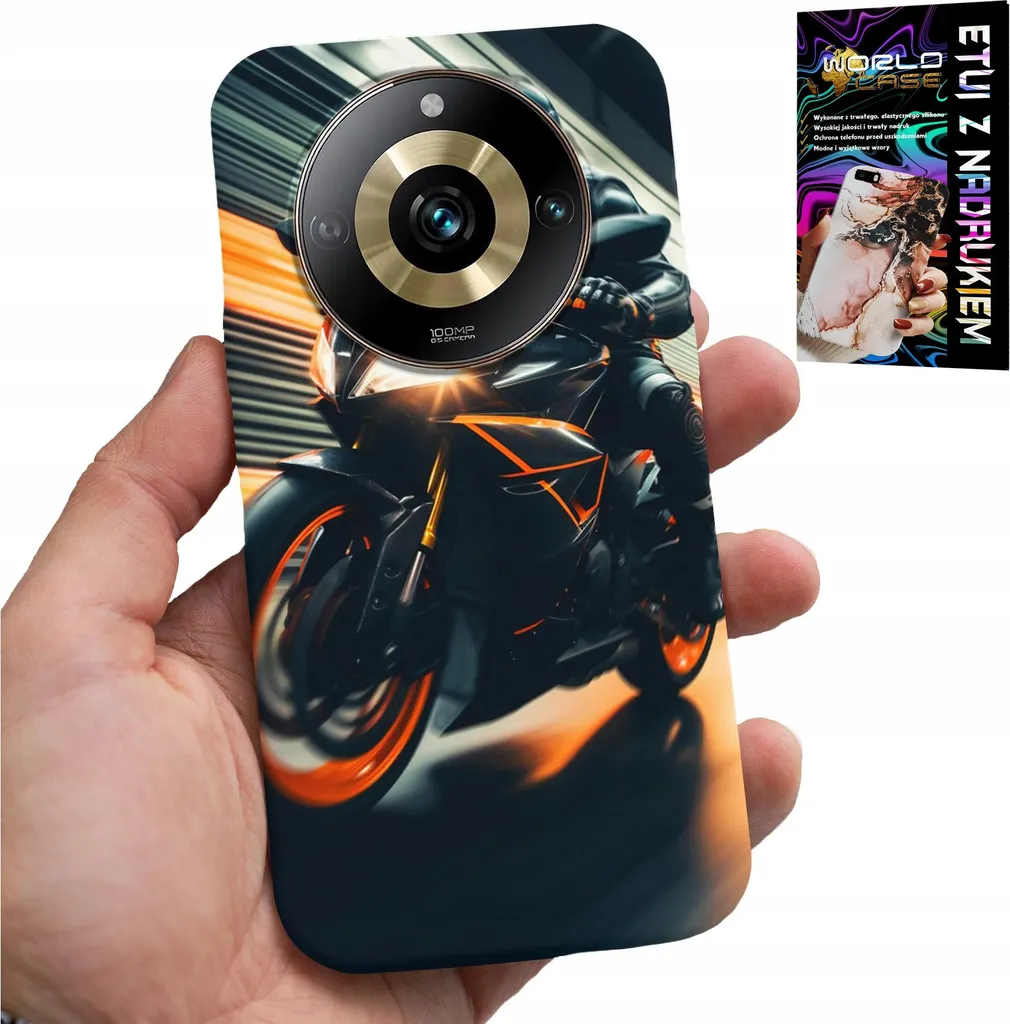 Cover Realme 11 Pro Motocicletta + Pellicola | Protezione Moto Robusta
