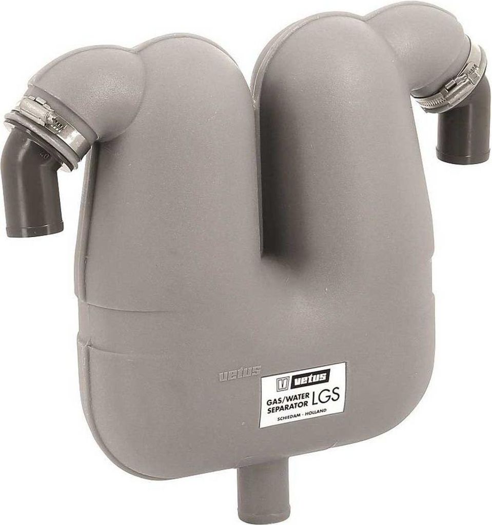 Vetus Lgs 38 Abgaseparator Silber 50 mm Silber 50 mm