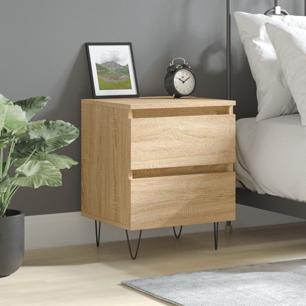 Maison Exclusive - Nachttisch Sonoma-Eiche 40x35x50 cm Holzwerkstoff