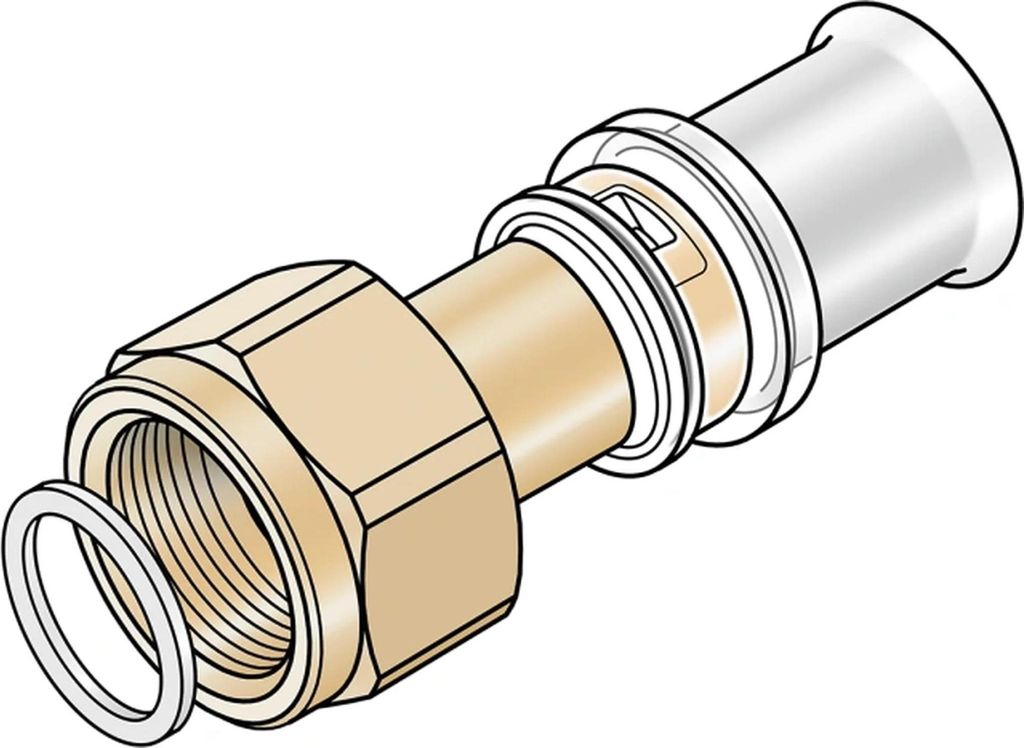 KE Kelit KMW455, KELOX-ULTRAX-W, Verschraubung, mit IG 25x3/4", 1 Stk.