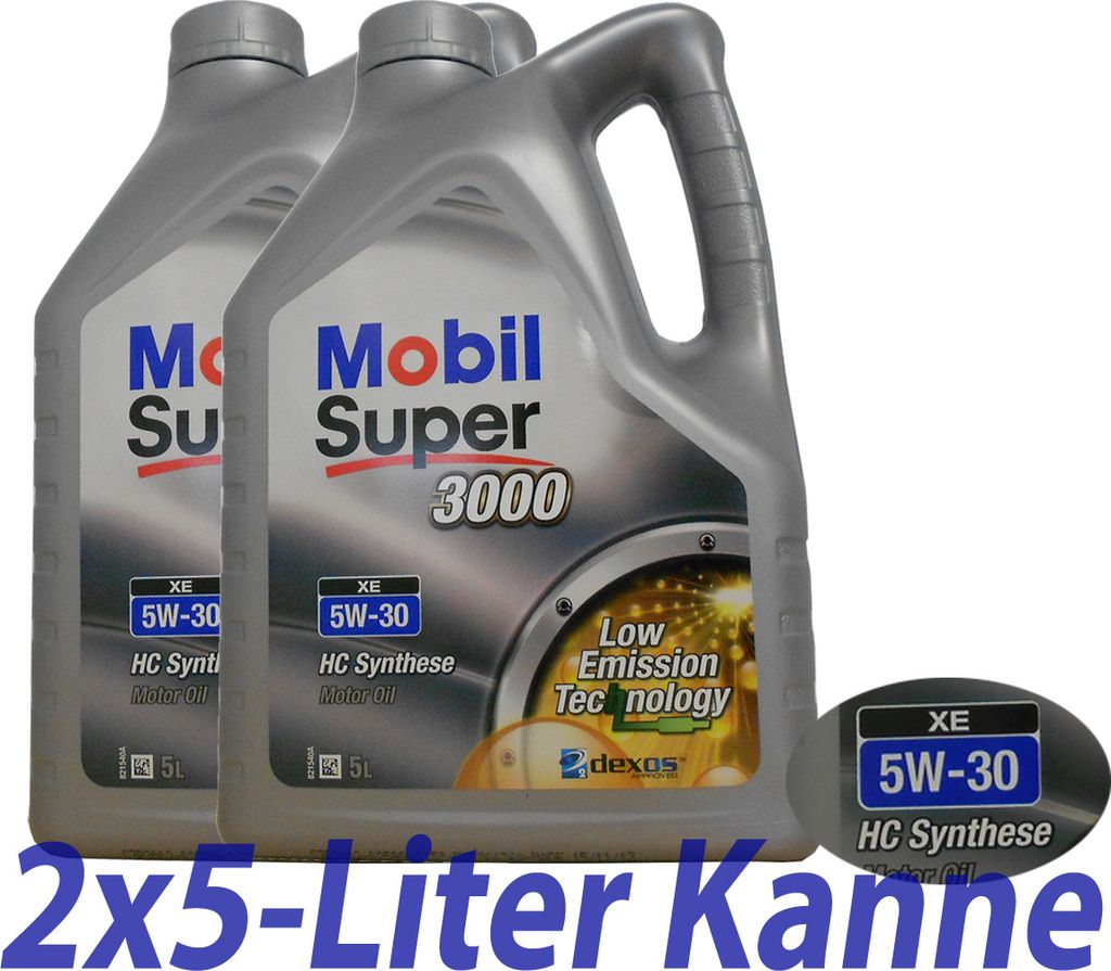 Mobil Super 3000 XE 5W-30 2x5 Liter Produktbild 