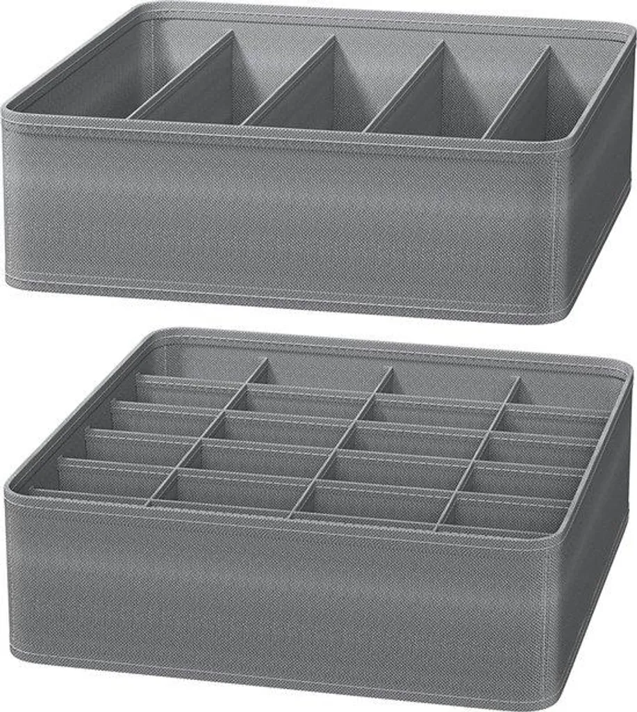 Rangement pour armoire à vêtements lavable et pliable - Maille Nylon