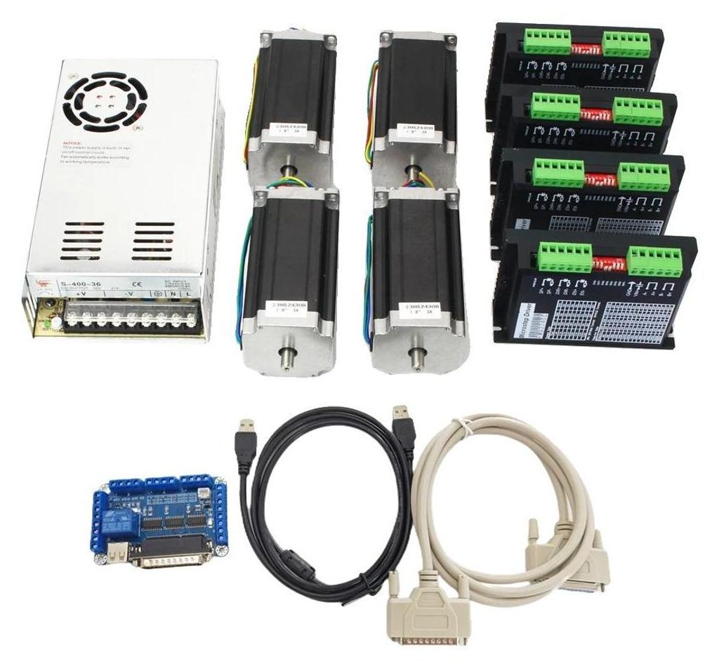 Kit CNC, moteur pas à pas à couple élevé, carte Image du produit 