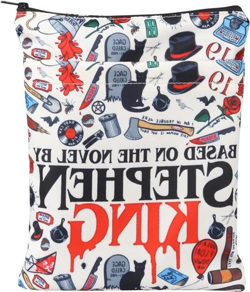 Housse de livre pour transport : protection horreur fans Stephen King