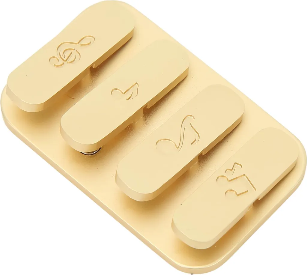 Slider aptico Giocattoli magnetici antistress Leggero staccabile in metallo Fidget Clicker Oro