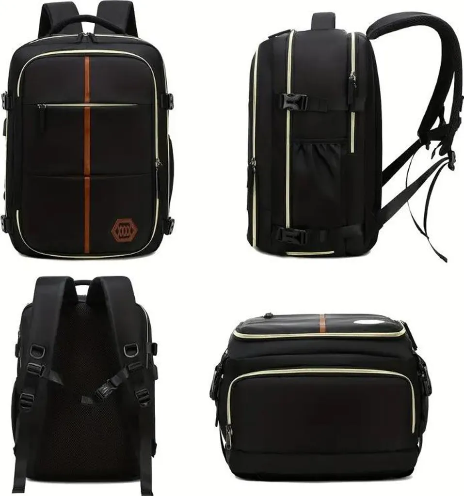 Zaino Cabina 42x28x21cm Flamenco Mystique PL179 Impermeabile per Aereo - 6