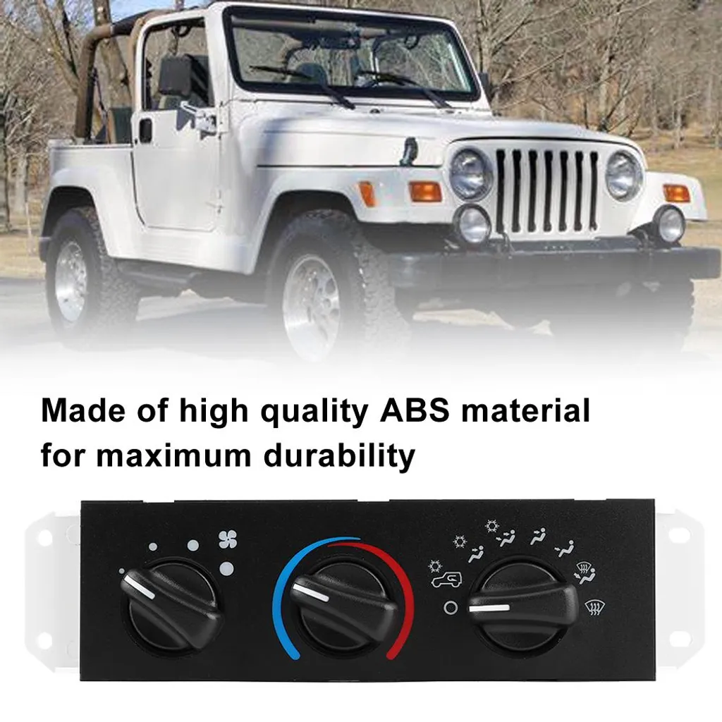 Commande de climatisation 55037473AB pour Jeep Wrangler - Fan Switch - 6