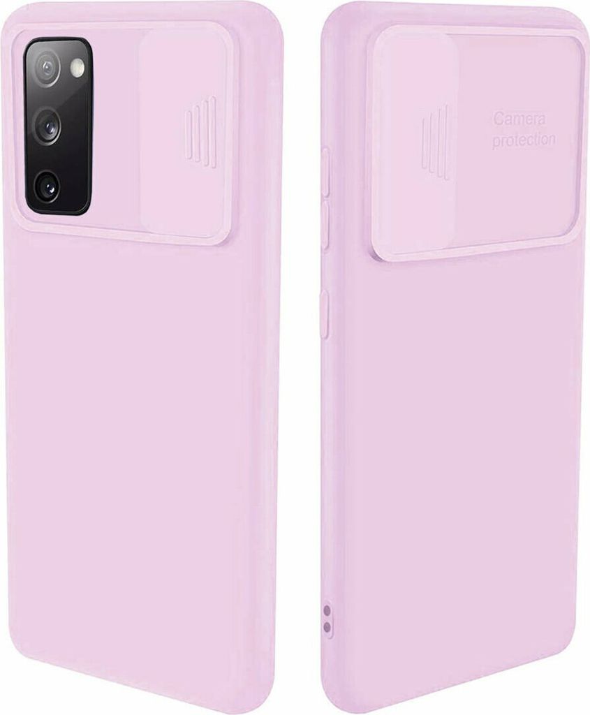 cofi1453 360 Grad Schutz CamShield Silikon Cover Case Slim Handyhülle Schutzhülle mit Kameraschutz Kameraabdeckung kompatibel mit Samsung Galax...