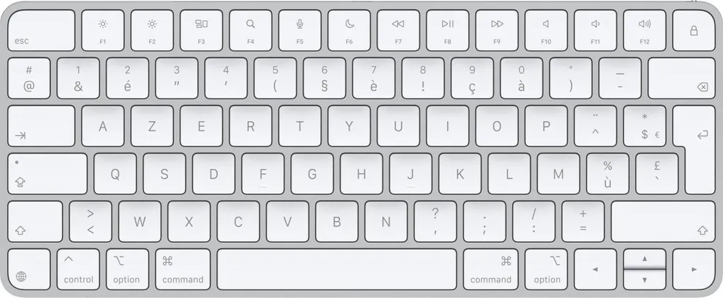 Apple Magic Keyboard AZERTY Français - Frappe Précise et Design Ultra-fin