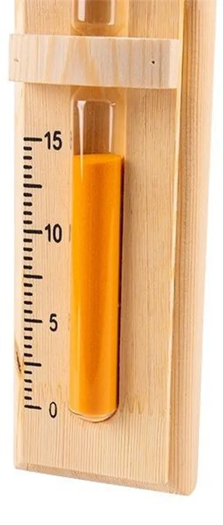 Mountfield Sablier de Sauna 15 Minutes en Bois de Pin pour Cabine
