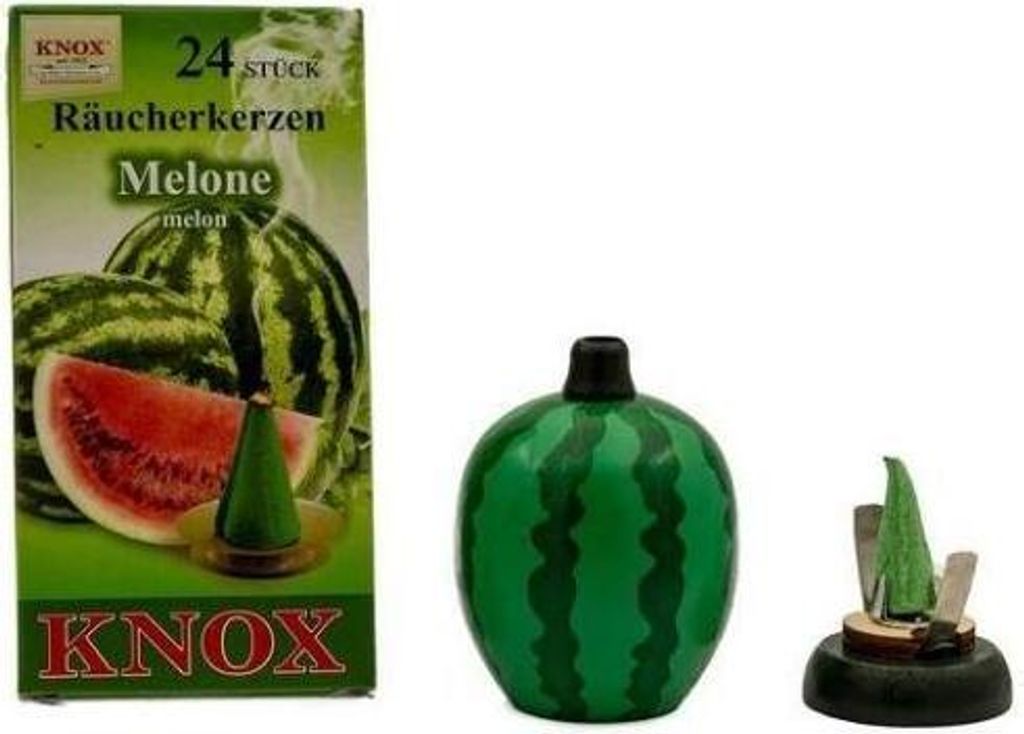 Räucher-Set Melone mit Halter im Melonendesign
