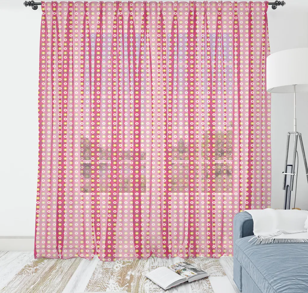 Arazzo Parete ABAKUHAUS 210x274 cm | Tessuto Satin Astratto Magenta