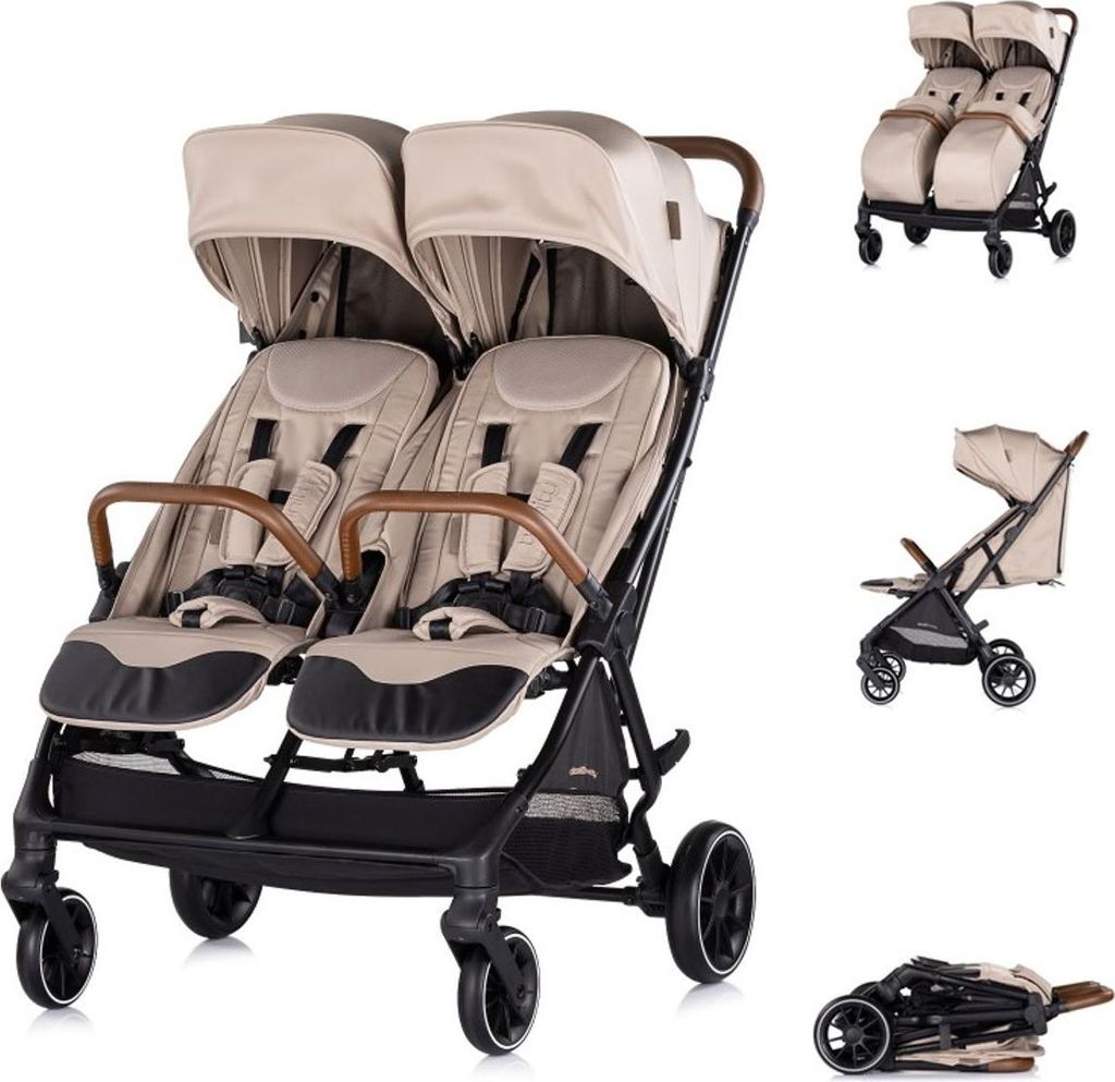 Chipolino Twinity kinderwagen voor tweelingen, voetenzak, Productafbeelding 