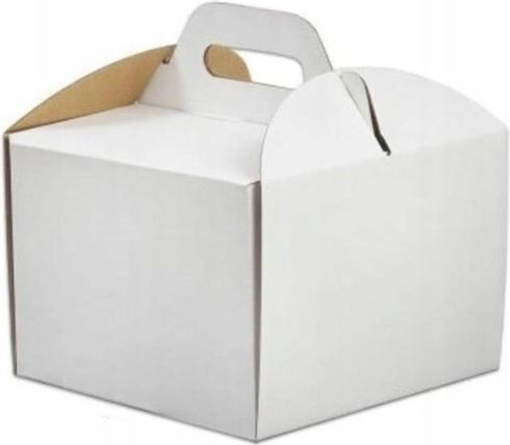 Karton Kuchenverpackung mit Tragegriff für den Transport 32x32x28cm