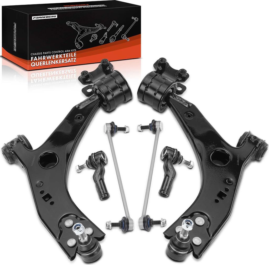 Frankberg 1x Querlenker Satz Vorderachse für Ford C-Max Focus II Cabriolet Stufenheck Turnier Volvo C30 C70 S40 V50