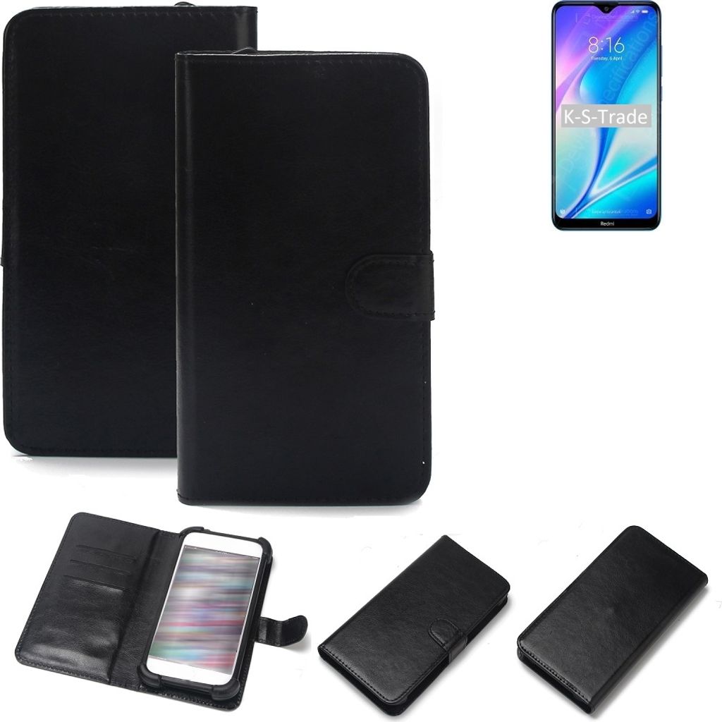 K-S-Trade Handyhülle Schutzhülle kompatibel mit Xiaomi Redmi 9C Handy Schutz Hülle Handyhülle Bumper schwarz 1x