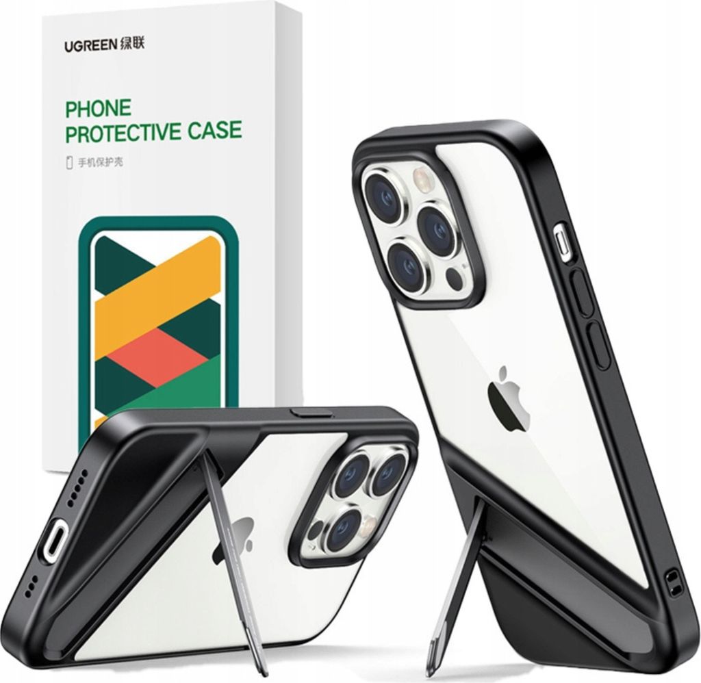 Ugreen Gel Rigid Fall Fall mit Rahmen für Iphone 14 Pro Produktbild 