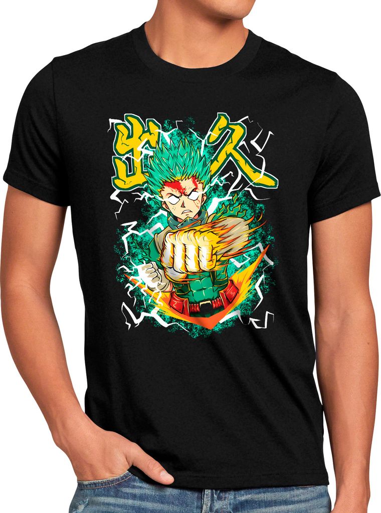 style3 Strong Deku Herren T-Shirt superhero japan acade mia manga