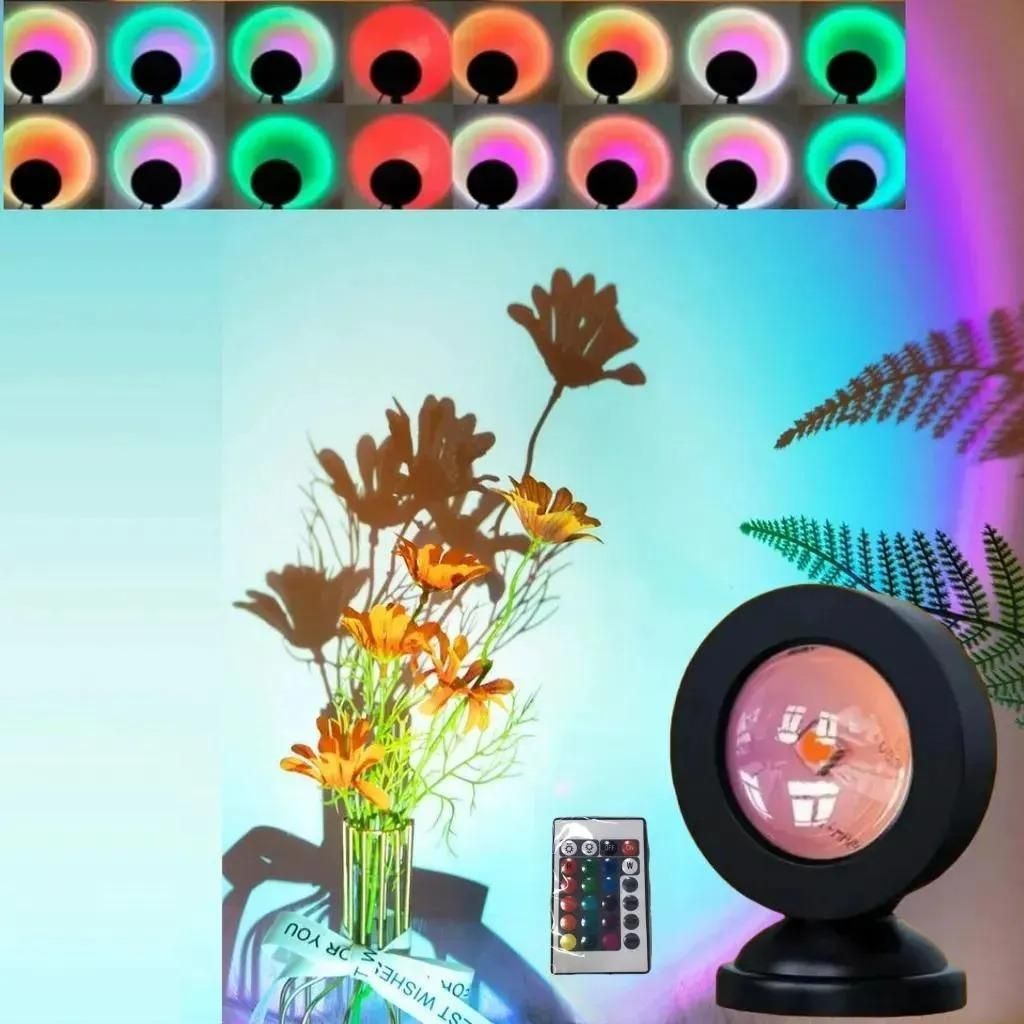 Sunset Lamp mit Fernbedienung, 16 Farben Sonnenuntergang Produktbild 