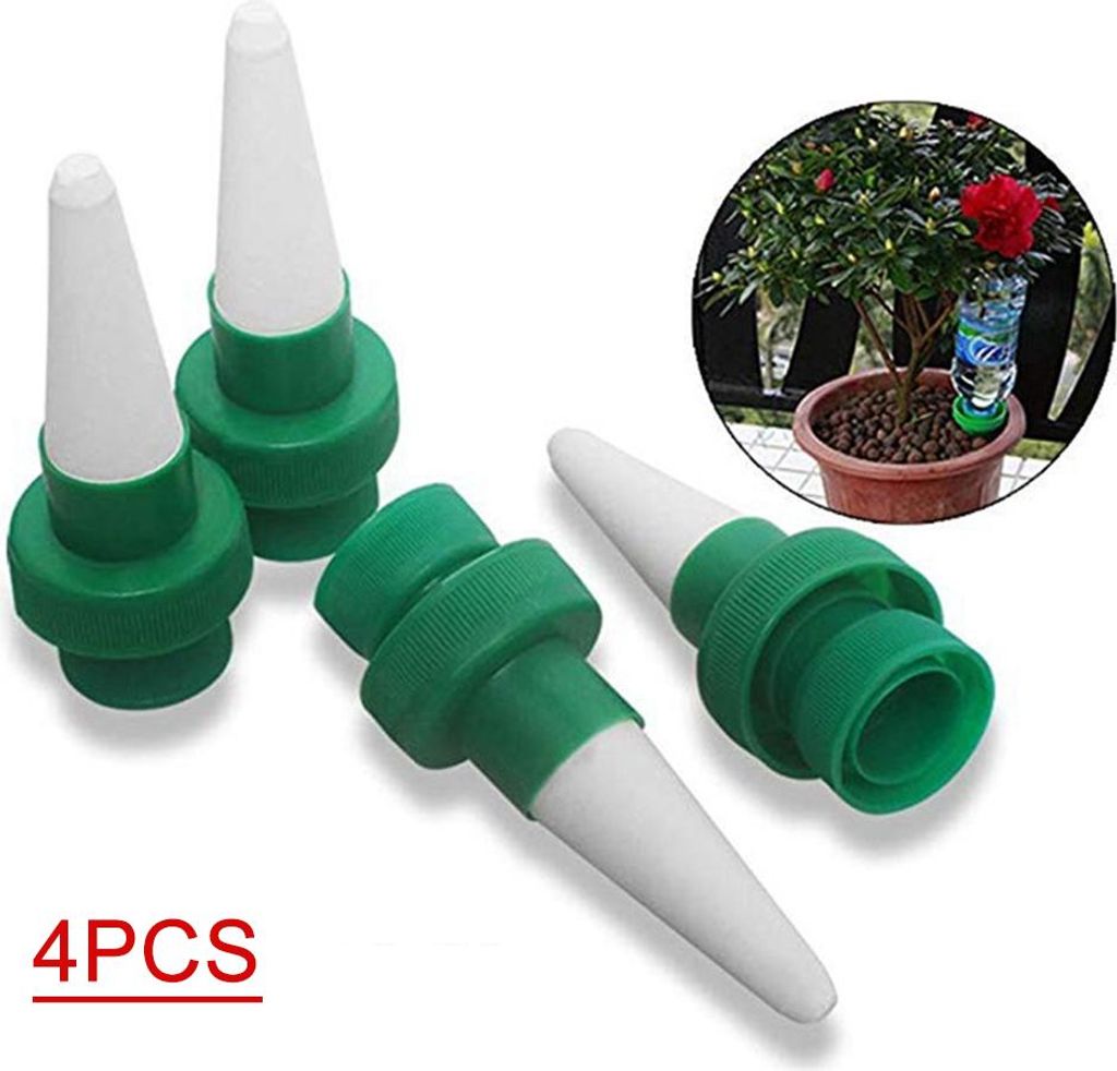 4pcs Pflanze selbst Bewässerung Spikes, Garten Pflanze Bewässerung Geräte, automatische Bewässerung Pfähle Urlaub Pflanze Waterer für Indoor-...