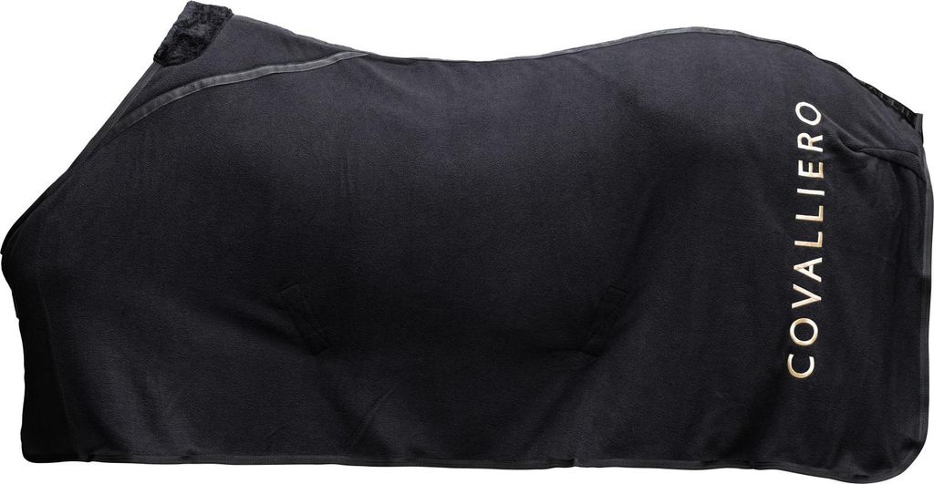 Covalliero Fleecedecke Abschwitzdecke black Anniversery H/W 2025, Größe:165cm