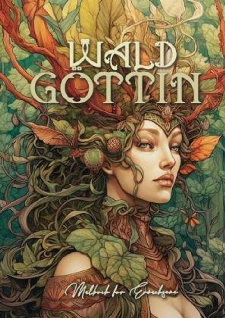 Waldgöttin Malbuch für Erwachsene 1