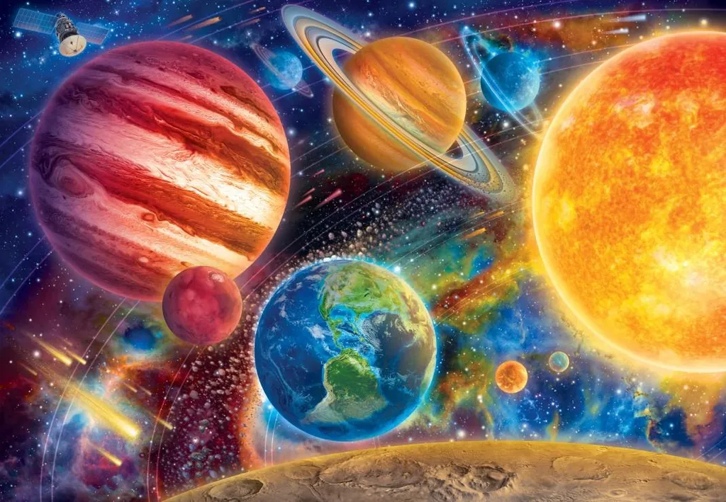 Puzzle Système Solaire 1000 pièces Activité Détente et Décoration