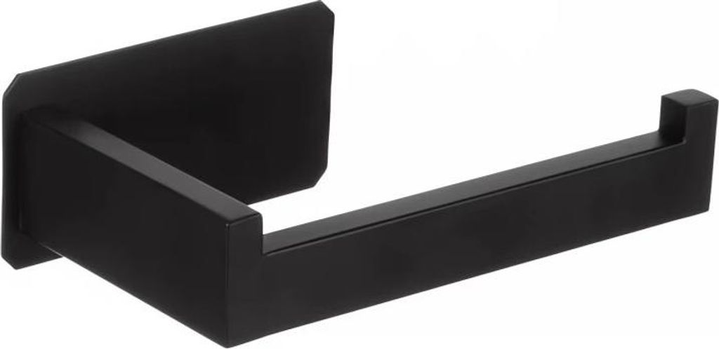 Ruhhy 25067 Toilettenpapierhalter, schwarz Produktbild 
