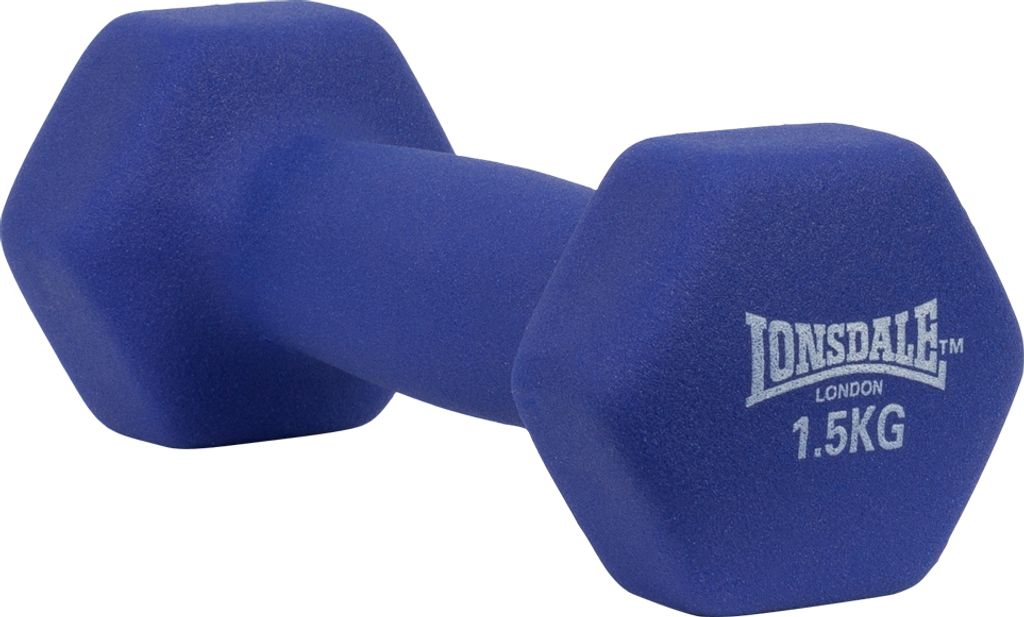 Fitness Hantel FITNESS WEIGHT Blue 1.5kg Lonsdale Produktbild 