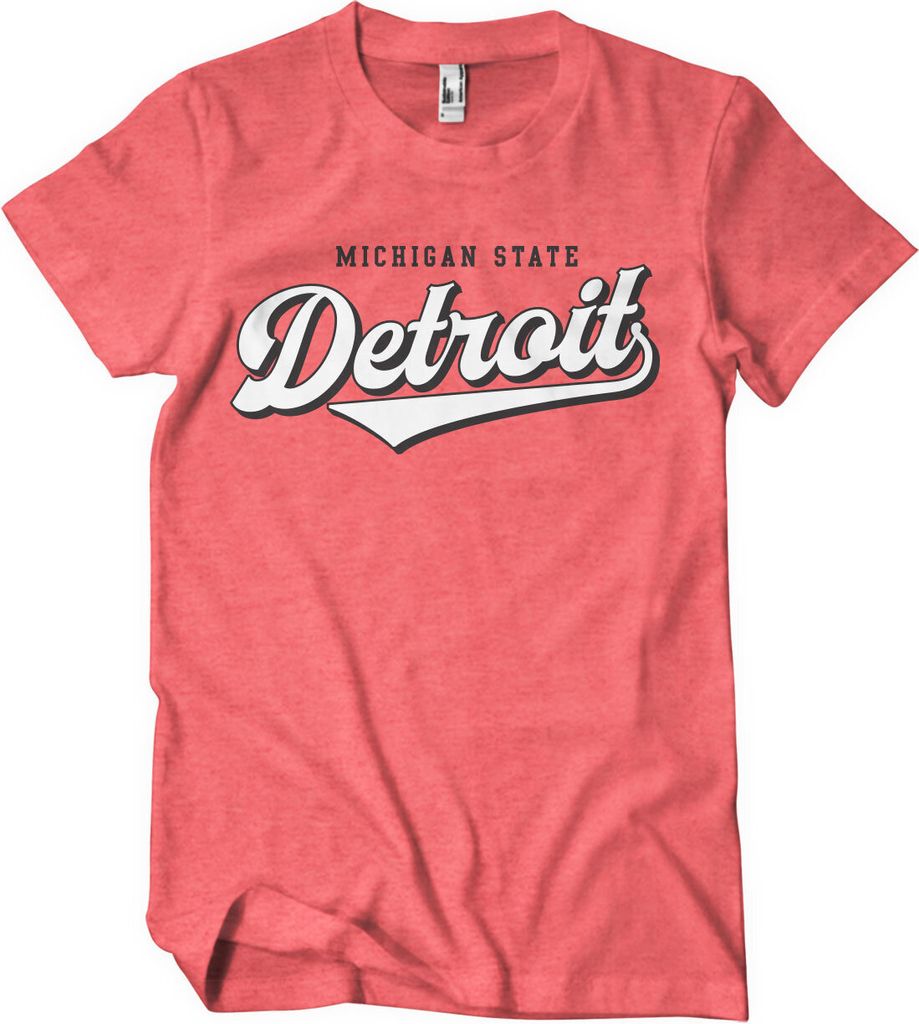 Detroit T-Shirt - Medium - RedHeather
