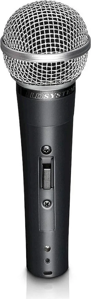 Microphone dynamique filaire LD Systems D 1006 avec bouton on-off