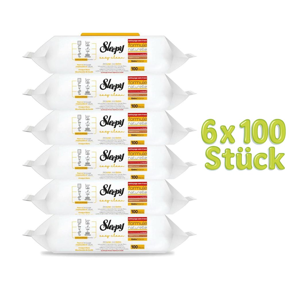 Sleepy Easy Clean Oberflächenreinigungstücher Bleichzusatz Produktbild 