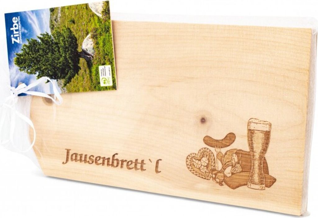Zirbenjausenbrett Jausenbrett`l
